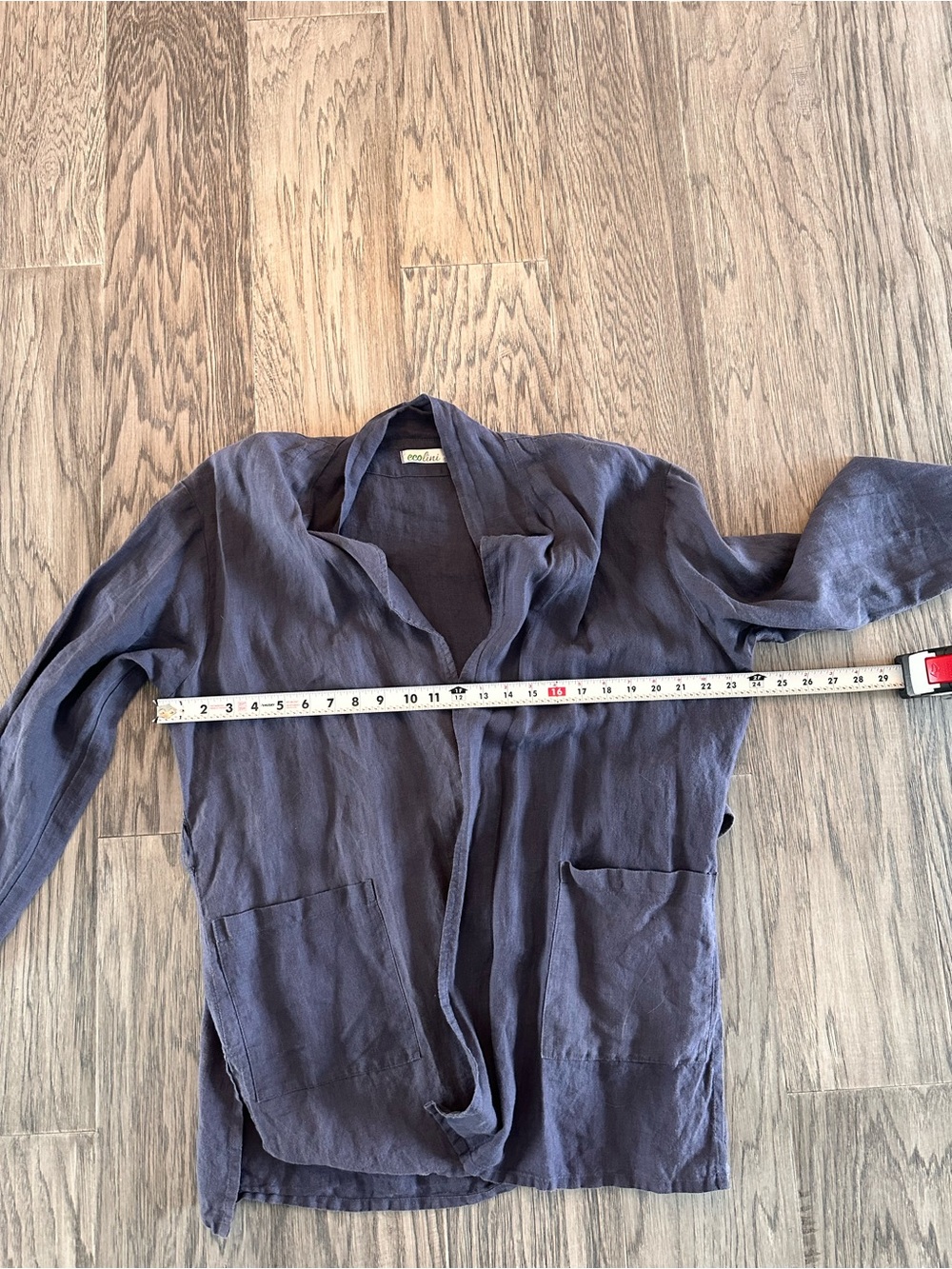 Men's Lightweight Open-Front Shirt Jacket — Slate Gray